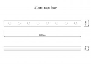 LED Aluminum bar