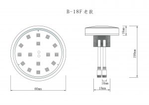 B-18F E14 Programmable RGB LED point light