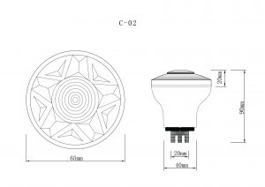 C-02 E14 Cabochon LED Light