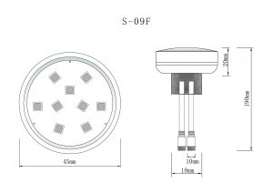 S-09F E14 Programmable RGB LED point light