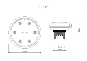 S-09T Programmable RGB amusement park light