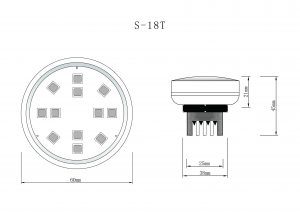 S-18T Programmable RGB LED point light