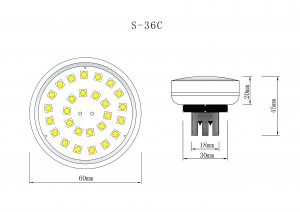 S-36C Single color LED