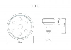 L-14C 24V Carousel Lamp Led Bulb