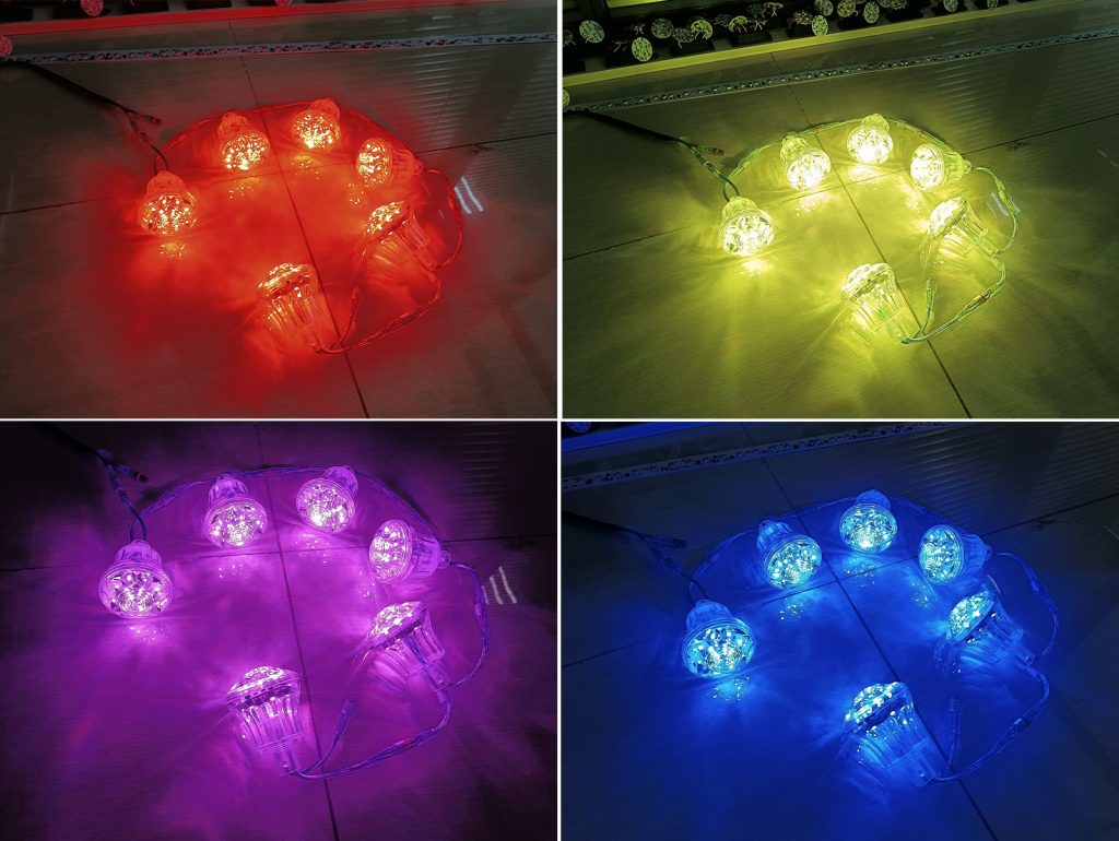 LED Amusement Rides lights, RGB Cabochon Lighting