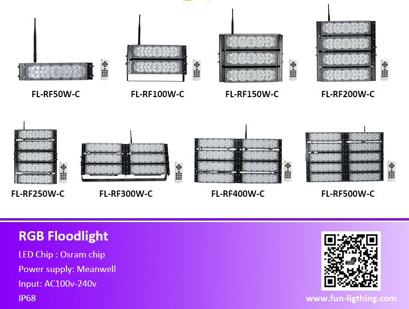 rgb flood light, LED floodlight outdoor