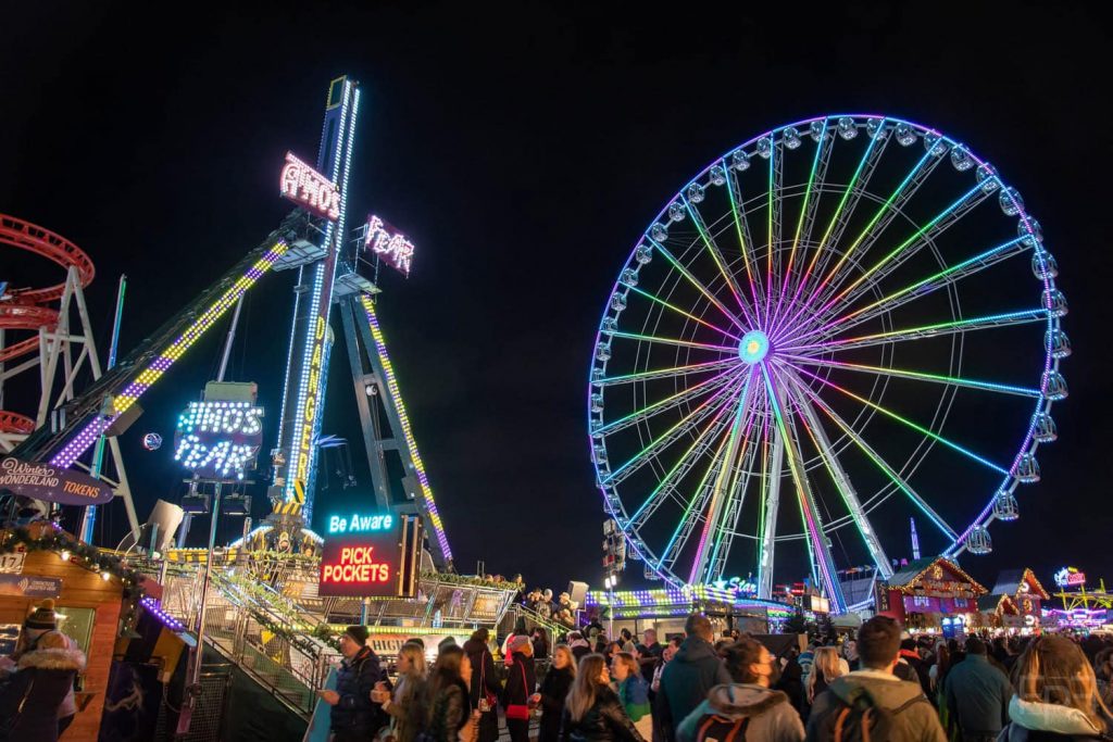 a traveling carnival