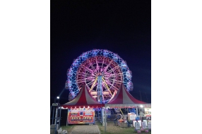 What types of Ferris wheel lights are there?