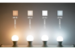 What are the different shades of LED lights?